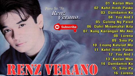 Renz Verano — Songs